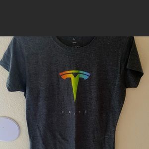 Tesla pride shirt